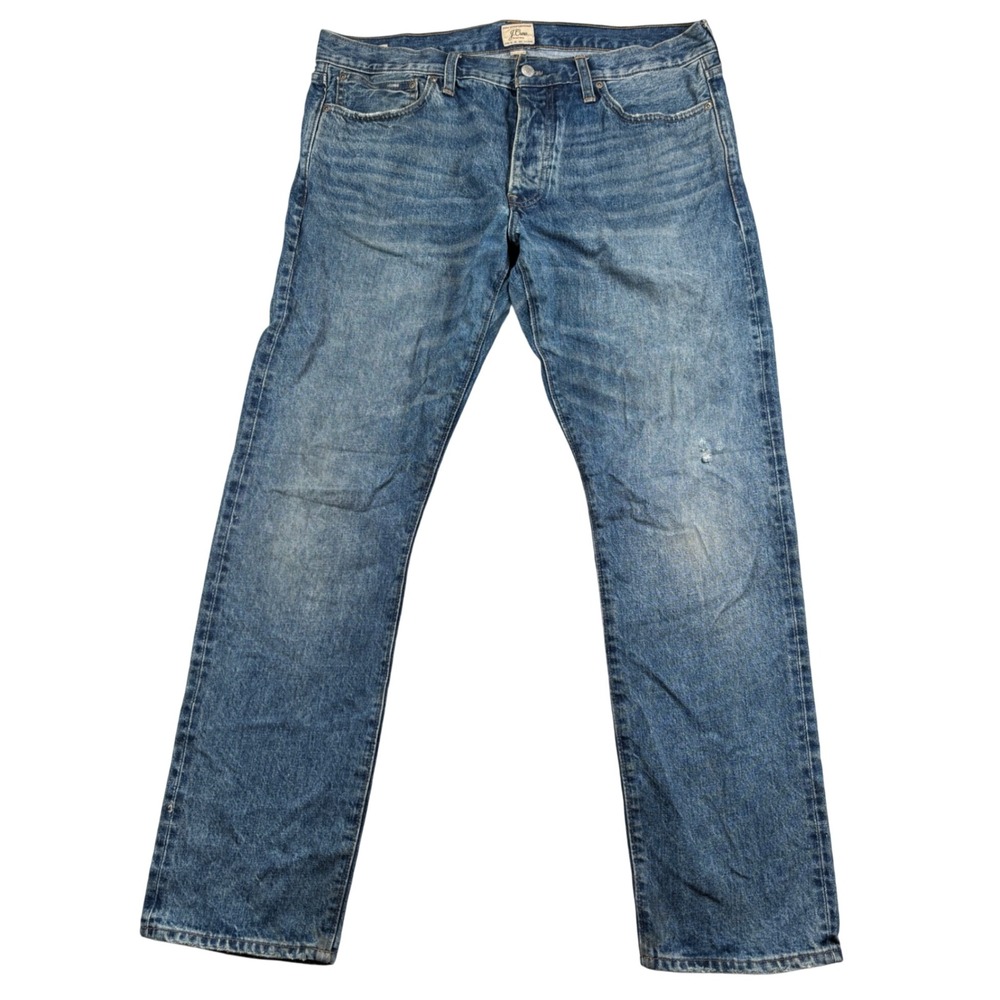 J.Crew Jeans Mens 36x32 Blue 770 Straight Fit Cotton Denim 01344